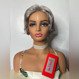 Jon Renau Short Gray Wig | Silver Grey Blend | Classic Cap | Natural Look